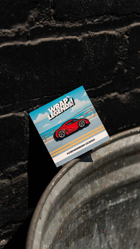 Red Koenigsegg CC850 Leen Customs Pin – Wrap Legends