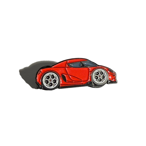 Red Koenigsegg CC850 Leen Customs Pin